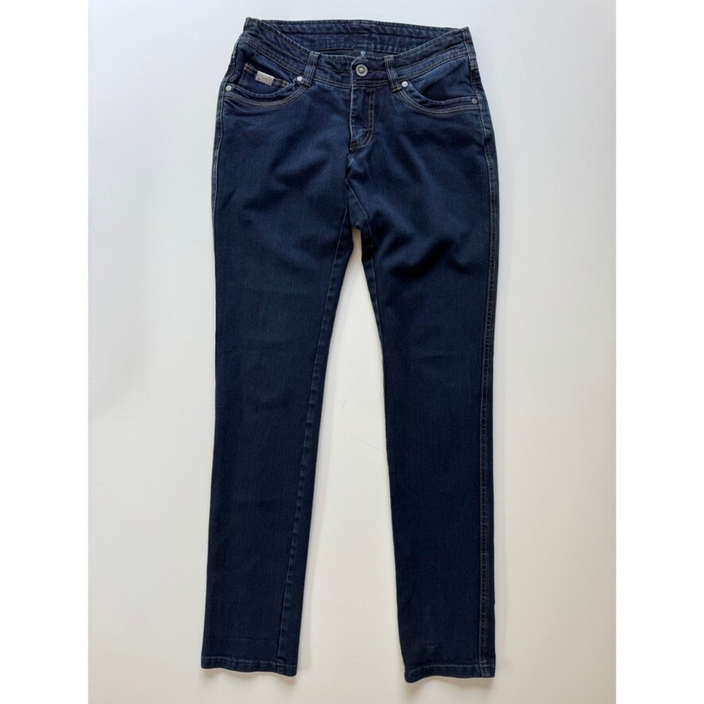 KUHL Skinny Jeans Womens 2 Regular (27x31) Blue Stretch Denim Outdoor Drawstring